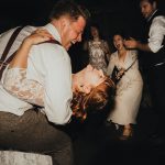 bride and groom on dance floor