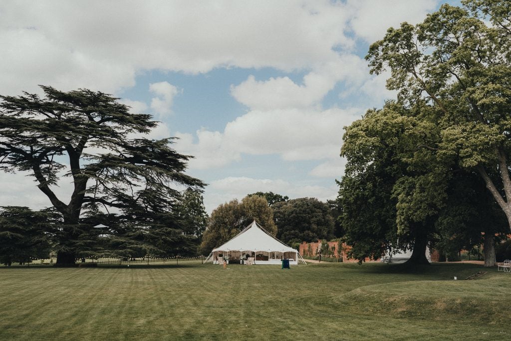 a marquee at turbey house